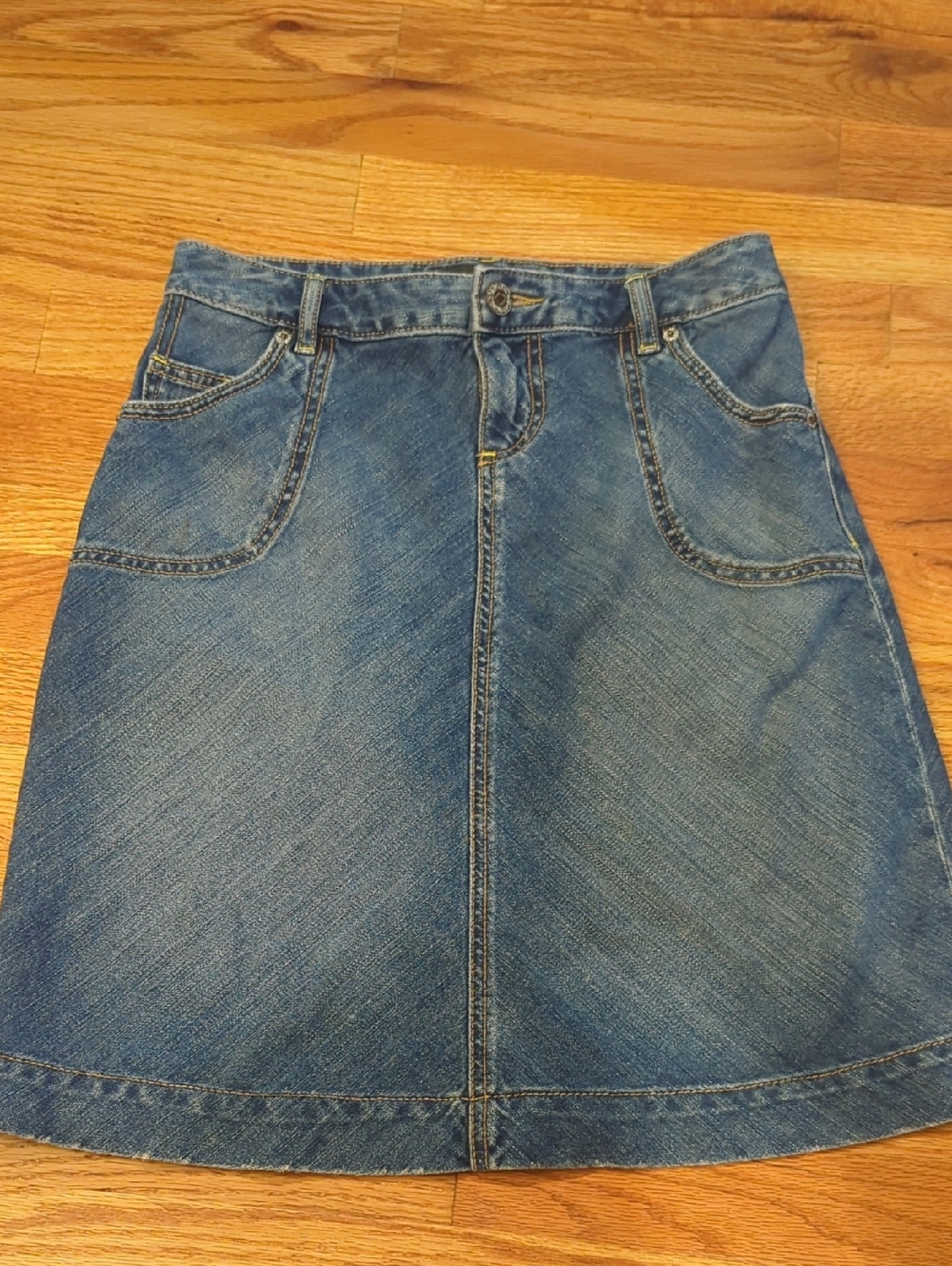 Banana Republic Blue Denim A-Line Jean Skirt